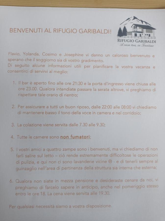 Rifugio Garibaldi Ледро Экстерьер фото